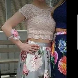 2 PC prom dress